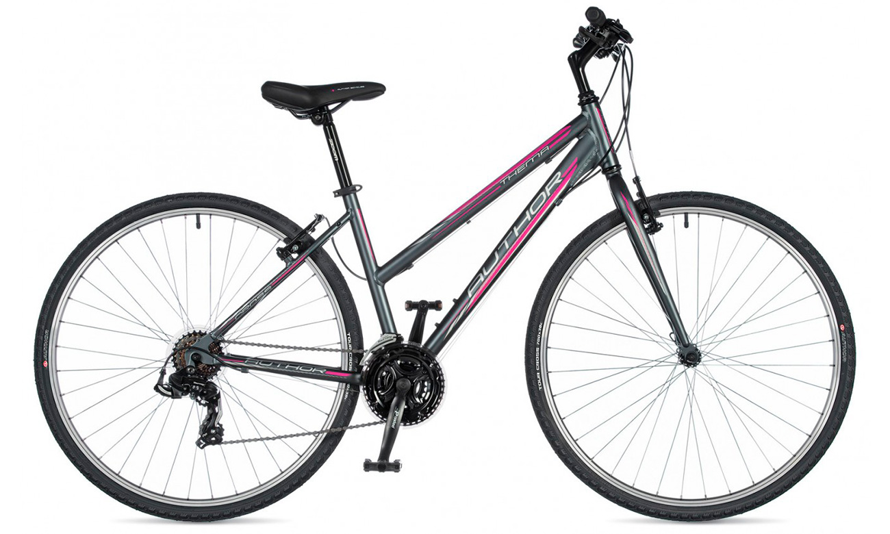 Велосипед AUTHOR Thema 28" (2020) 2020 Серо-розовый